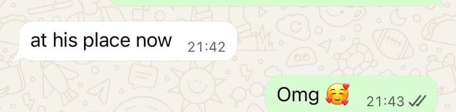 How her date is going