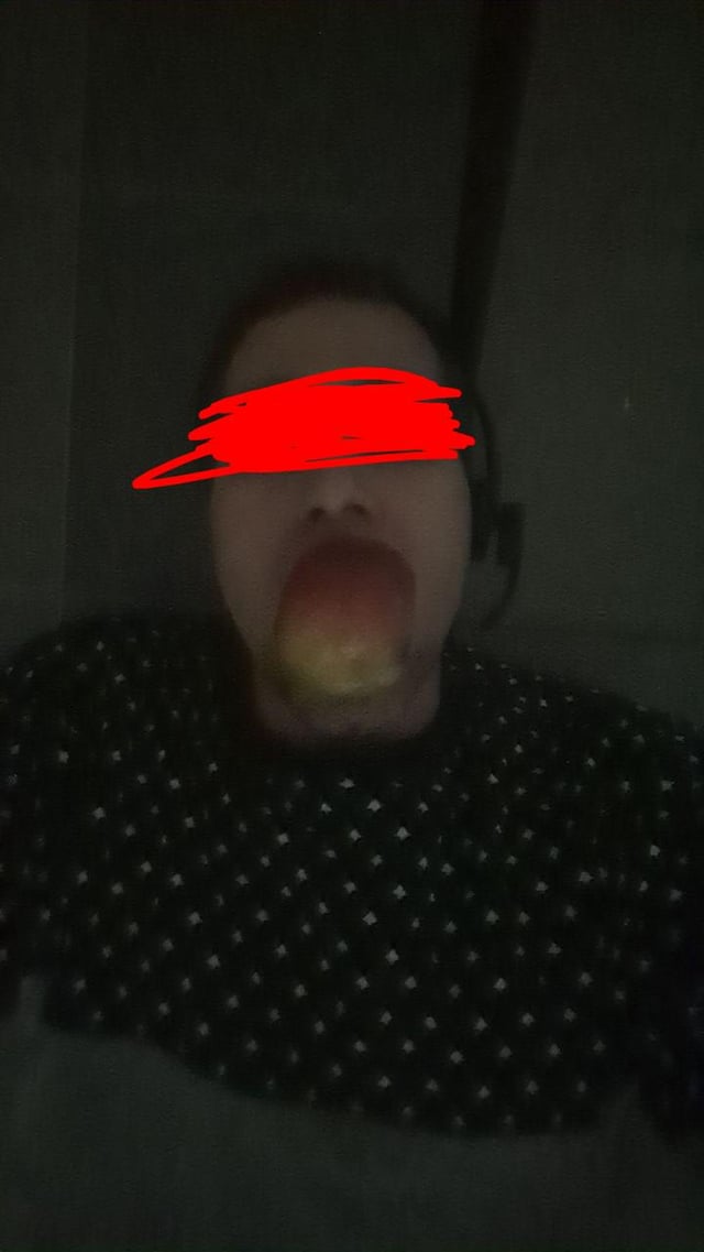 This is me before my domme roasted me like a true piggy. Good night all!