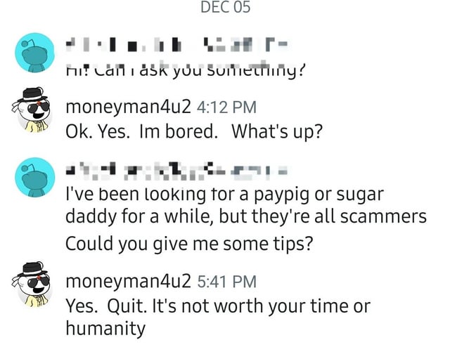 It’s the good advice….that you just won’t take….